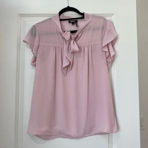 DKNY light pink blouse